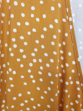 Princess Highway olivia spot wrap dress in gold size 20 Princess Highway preloved second hand clothes 11