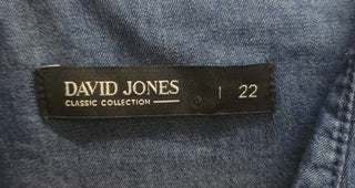 David Jones 100% cotton denim dress size 22 David Jones preloved second hand clothes 5