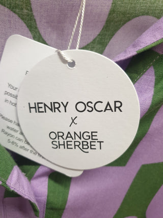 Henry Oscar + Orange Sherbert freddie shirt size L/XL Hentry Oscar preloved second hand clothes 11