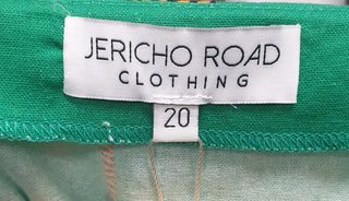 Jericho Road detroit cropped green tiger print top size 20 Jericho Road preloved second hand clothes 9