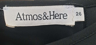 Atmos & Here black elora blouse size 26 Atmos & Here preloved second hand clothes 8