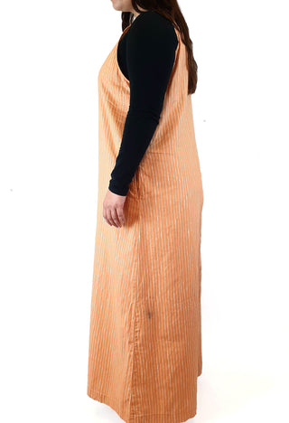 Marimekko x Uniqlo striped orange sleeveless jumpsuit size XL Uniqlo preloved second hand clothes 6