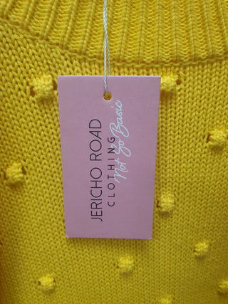 Jericho Road yellow 100% cotton knit jumper size 20 Jericho Road preloved second hand clothes 9