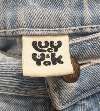 Lucy & Yak light denim jeans size W40/R, best fits size 20-22 Lucy & Yak preloved second hand clothes 10