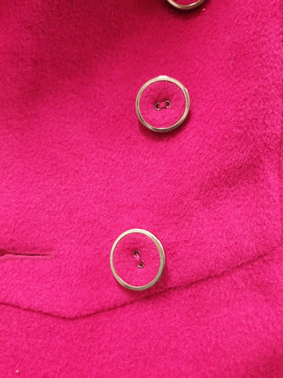 Jigsaw pink majority wool coat size 14 Jigsaw preloved second hand clothes 11