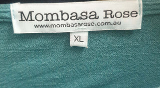 Mombasa Rose blue half sleeve dress size XL Mombasa Rose preloved second hand clothes 9