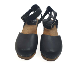 Funkis black enclosed toe clogs size 39 Funkis preloved second hand clothes 5