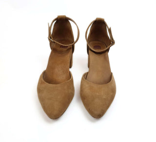 Bared tan suede low heel shoes size 39 Bared preloved second hand clothes 4