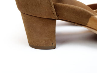 Bared tan suede low heel shoes size 39 Bared preloved second hand clothes 8