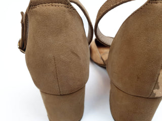 Bared tan suede low heel shoes size 39 Bared preloved second hand clothes 10