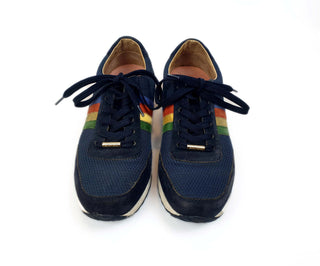 Bared navy runners with rainbow side detail size 39 Bared preloved second hand clothes 3