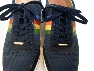 Bared navy runners with rainbow side detail size 39 Bared preloved second hand clothes 5