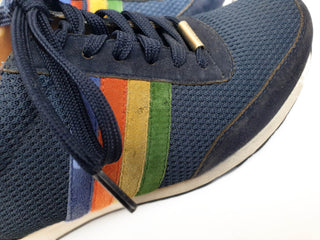 Bared navy runners with rainbow side detail size 39 Bared preloved second hand clothes 8