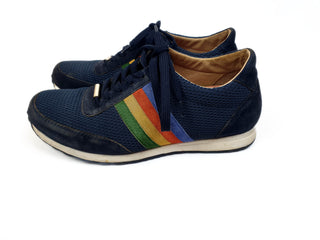 Bared navy runners with rainbow side detail size 39 Bared preloved second hand clothes 9