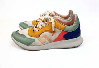 Rollie multi coloured laceup weekender sneaker size 38 Rollie preloved second hand clothes 7