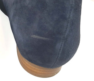 Bared navy suede mary jane style shoes size 39 (no box)