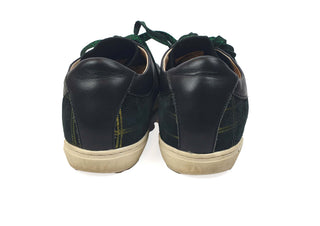 Bared black and gold check suede laceups with green laces size 40 Bared preloved second hand clothes 10