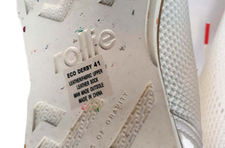 Rollie derby white eco punch shoes in size 41 (comes with box) Rollie preloved second hand clothes 10