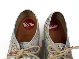 Rollie derby city punch pastel floral shoes size 40 (comes with box) Rollie preloved second hand clothes 6