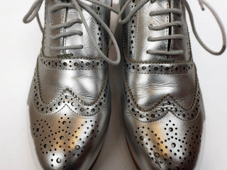 Bared silver brogue style laceups size 39 Bared preloved second hand clothes 5