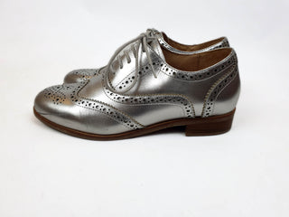 Bared silver brogue style laceups size 39 Bared preloved second hand clothes 7