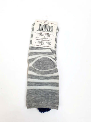 Cosythreads grey socks with cow print