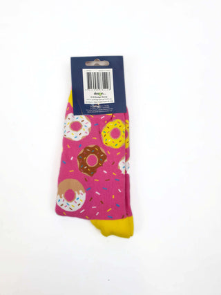 Frankie & Me novelty socks with funny "donut talk to me" print Frankie & Me preloved second hand clothes 4