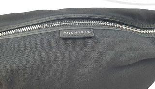 The Horse black canvas and leather shoulder bag The Horse preloved second hand clothes 6