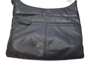 Debenhams vintage deep navy bag with colourful front detail Debenhams preloved second hand clothes 11