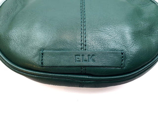 Elk green soft leather oval shaped bag Elk preloved second hand clothes 8
