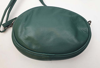 Elk green soft leather oval shaped bag Elk preloved second hand clothes 11
