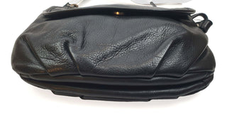 Nat & Nin soft black leather adjustable cross body bag Nat & Nin preloved second hand clothes 8