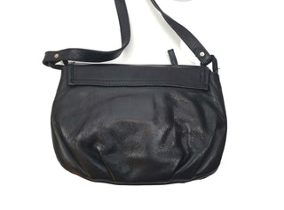 Nat & Nin soft black leather adjustable cross body bag Nat & Nin preloved second hand clothes 9