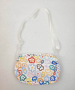 Shuh colourful flower print cross body bag Shuh preloved second hand clothes 8