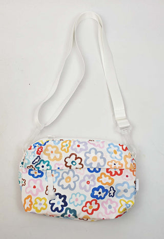 Shuh colourful flower print cross body bag Shuh preloved second hand clothes 5