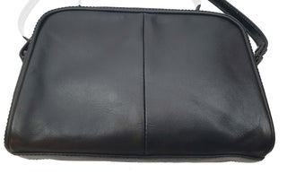 Mimco black leather cross body bag Mimco preloved second hand clothes 10