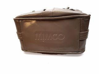 Mimco grey patent leather shoulder bag Mimco preloved second hand clothes 7