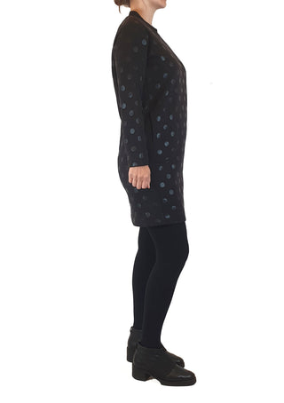 Gorman black jumper dress with black polka dots size 8 (excellent condition)