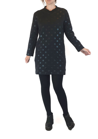 Gorman black jumper dress with black polka dots size 8 (very good condition)