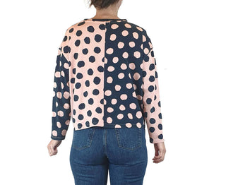 Gorman pink and navy polka dot jumper size 8 Gorman preloved second hand clothes 7