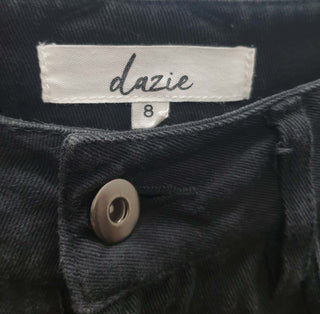 Dazie black wide leg jeans size 8 Dazie preloved second hand clothes 9