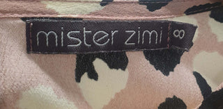 Mister Zimi pink animal print long sleeve dress size 8 Mister Zimi preloved second hand clothes 7