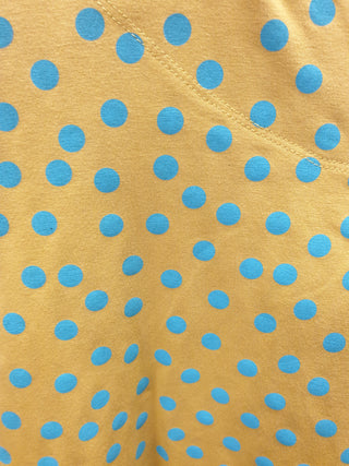 Publisher Textiles mustard polka dot print long sleeve size XS Publisher Textiles preloved second hand clothes 9