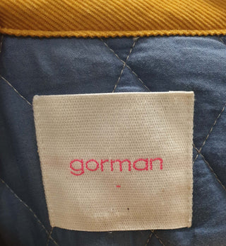 Gorman quilted blue, white and mustard coat size 8 Gorman preloved second hand clothes 6