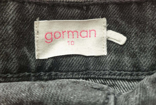 Gorman black denim skirt size 10 Gorman preloved second hand clothes 7