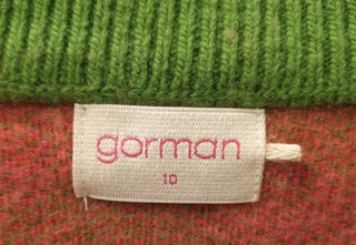 Gorman colourful wool mix cropped jumper size 10 Gorman preloved second hand clothes 8