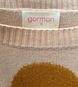 Gorman colourful striped and spotty 100% cotton jumper size 10 Gorman preloved second hand clothes 7