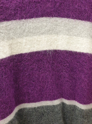 Country Road purple striped wool-alpaca knit jumper size S Country Road preloved second hand clothes 12