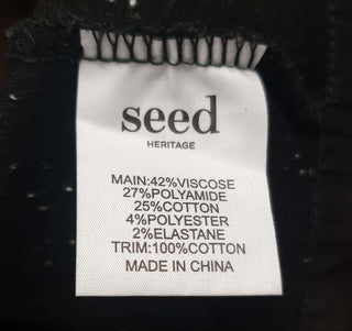 Seed black speckled jumper size S Seed preloved second hand clothes 10