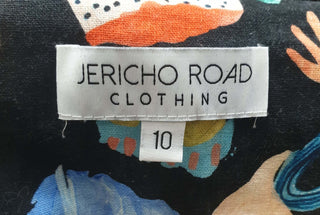 Jericho Road colourful print 3/4 sleeve top size 10 Jericho Road preloved second hand clothes 7